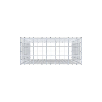 Gavión 100 cm x 70 cm x 30 cm (L x A x P), luz de malla 5 cm x 5 cm, anillo en C