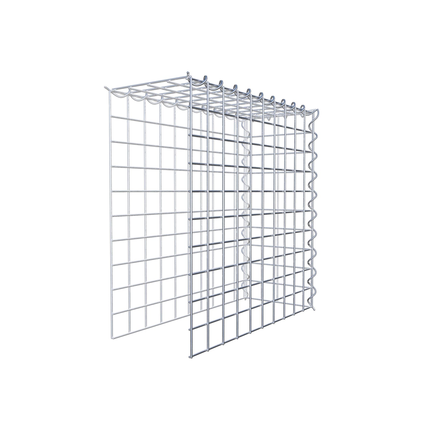 Gavión adicional tipo 4 50 cm x 50 cm x 20 cm (L x A x P), malla 5 cm x 5 cm, en espiral