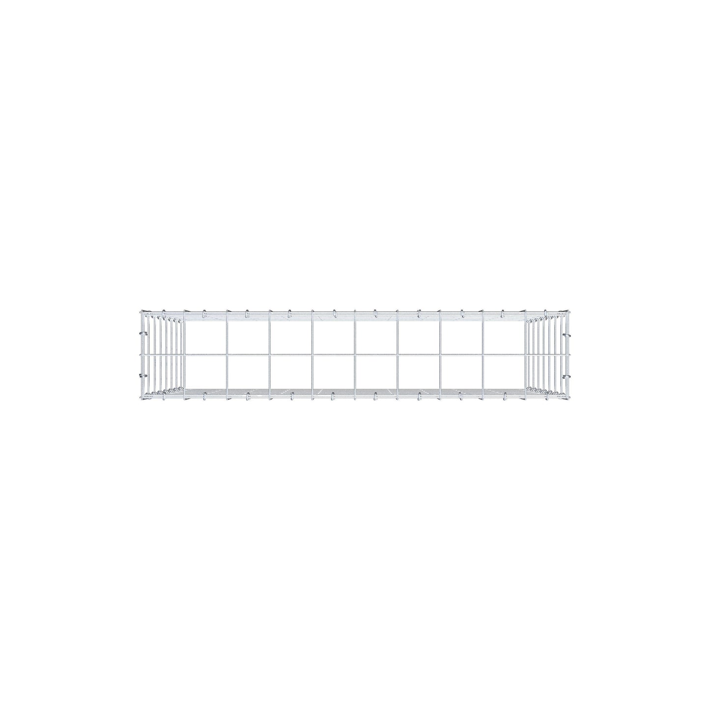 Gavión complementario de tipo 3 100 cm x 70 cm x 20 cm (L x A x P), malla 10 cm x 10 cm, anillo en C