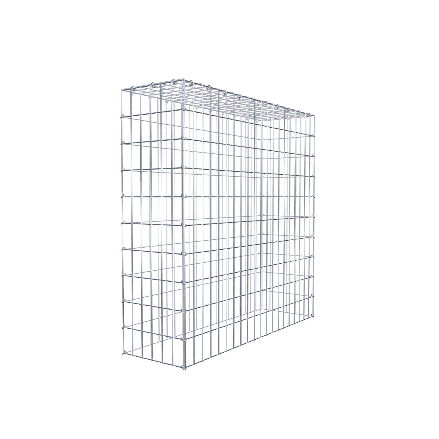 Gavión complementario de tipo 3 100 cm x 100 cm x 30 cm (L x A x P), malla 5 cm x 10 cm, anillo en C