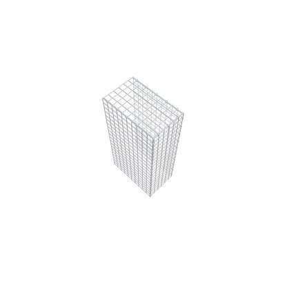 Anbaugabione Typ 4 100 cm x 50 cm x 30 cm (L x H x T), Maschenweite 5 cm x 5 cm, C-Ring