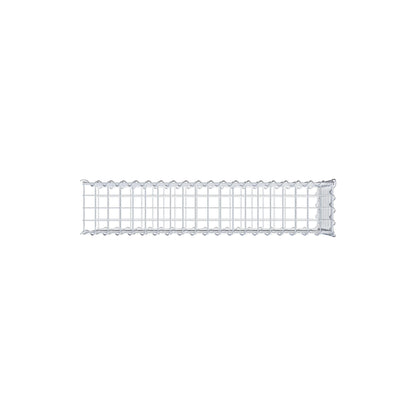 Aangegroeide schanskorf type 2 100 cm x 40 cm x 20 cm (L x H x D), maaswijdte 5 cm x 5 cm, spiraal