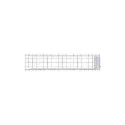Gabião Tipo 4 100 cm x 60 cm x 20 cm (C x A x P), malhagem 5 cm x 5 cm, anel C