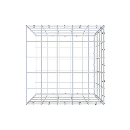 Gabbione aggiuntivo tipo 2 50 cm x 50 cm x 50 cm (L x H x P), maglia 10 cm x 10 cm, anello a C