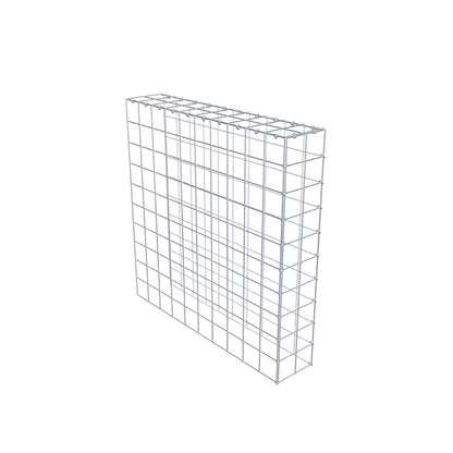 Gabião Tipo 4 100 cm x 100 cm x 20 cm (C x A x P), malhagem 10 cm x 10 cm, anel C