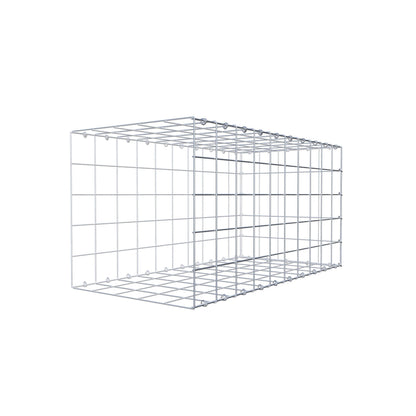 Pila adicional tipo 2 100 cm x 50 cm x 50 cm (L x A x P), malla 10 cm x 10 cm, anillo en C