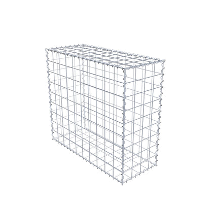 Gabion 100 cm x 90 cm x 40 cm (L x H x P), mailles 10 cm x 10 cm, spirale