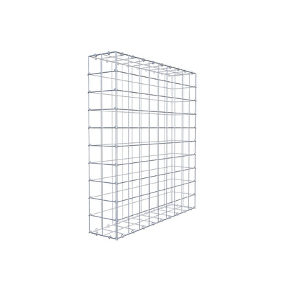 Gabião 100 cm x 90 cm x 20 cm (C x A x P), malhagem 10 cm x 10 cm, anel C