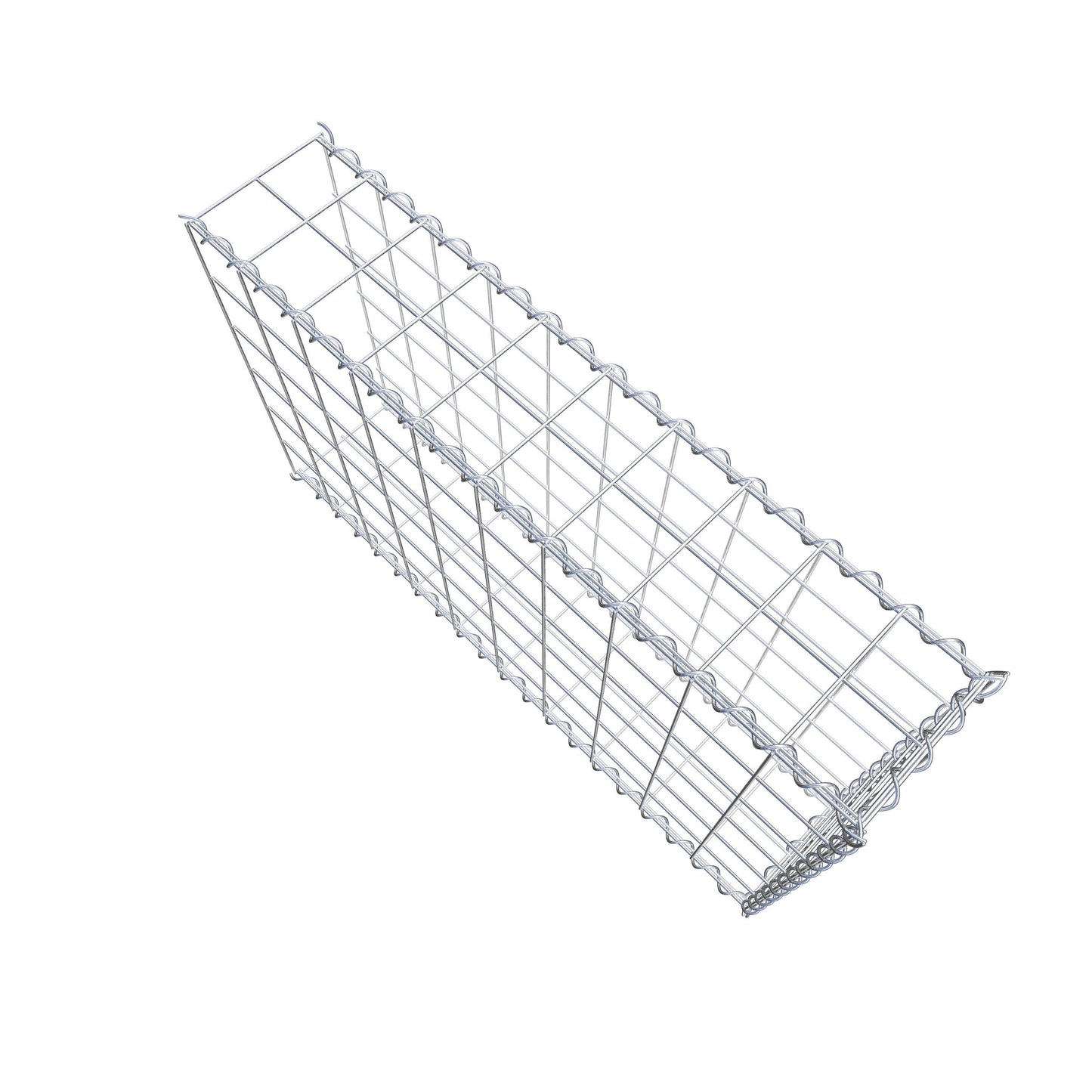 Anbaugabione Typ 2 100 cm x 60 cm x 20 cm (L x H x T), Maschenweite 10 cm x 10 cm, Spirale