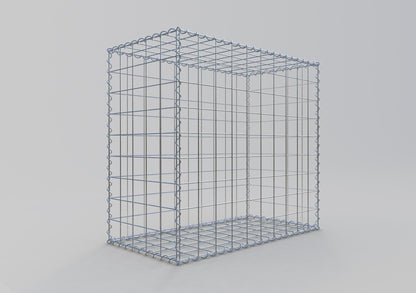 Gabion 100 cm x 90 cm x 50 cm (L x H x D), maskstorlek 10 cm x 10 cm, spiral