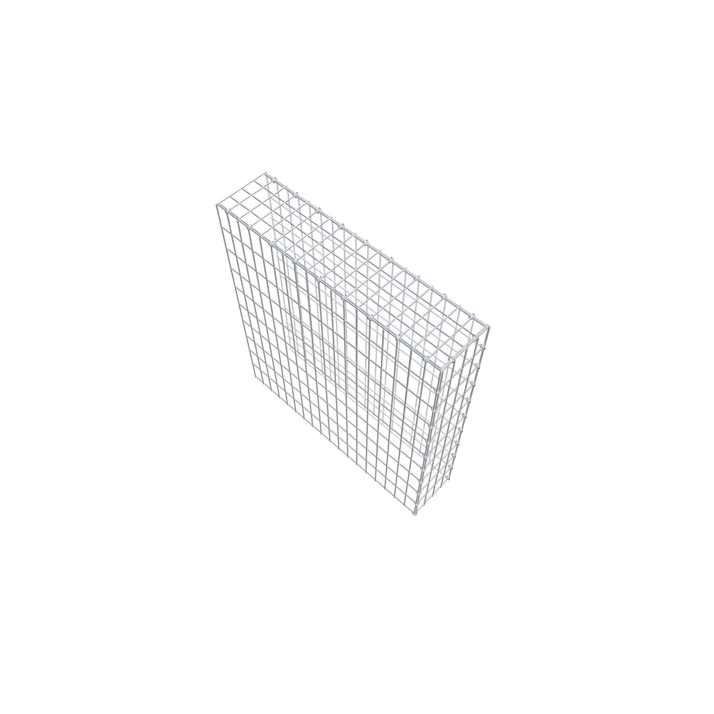 Gavión adicional tipo 4 100 cm x 90 cm x 20 cm (L x A x P), malla 5 cm x 10 cm, anillo en C