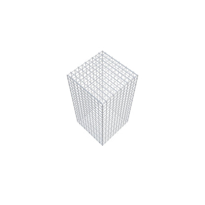 Gabion 100 cm x 50 cm x 50 cm (L x H x D), maskstorlek 5 cm x 5 cm, C-ring