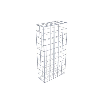 Gabion 100 cm x 20 cm x 50 cm (L x H x P), maille 10 cm x 10 cm, anneau en C
