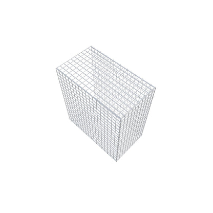 Gavión complementario de tipo 2 100 cm x 90 cm x 50 cm (largo x alto x fondo), malla 5 cm x 5 cm, anillo en C