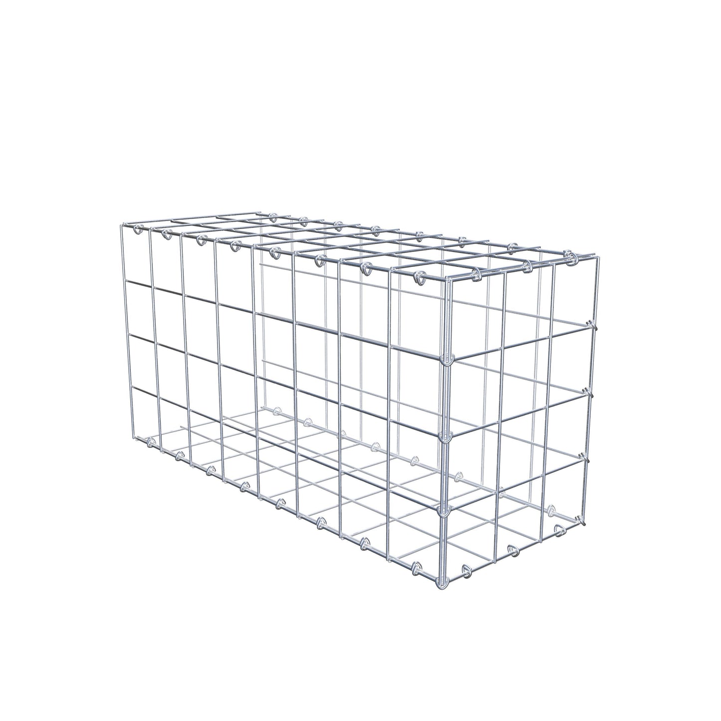 Fourche rapportée type 2 80 cm x 40 cm x 30 cm (L x H x P), mailles 10 cm x 10 cm, anneau C