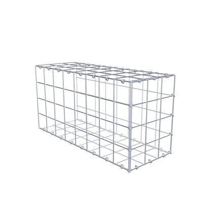 Fourche rapportée type 2 80 cm x 40 cm x 30 cm (L x H x P), mailles 10 cm x 10 cm, anneau C