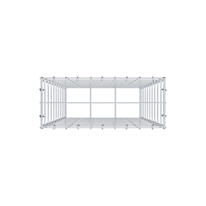 Gabião Tipo 3 100 cm x 50 cm x 20 cm (C x A x P), malhagem 10 cm x 10 cm, anel C