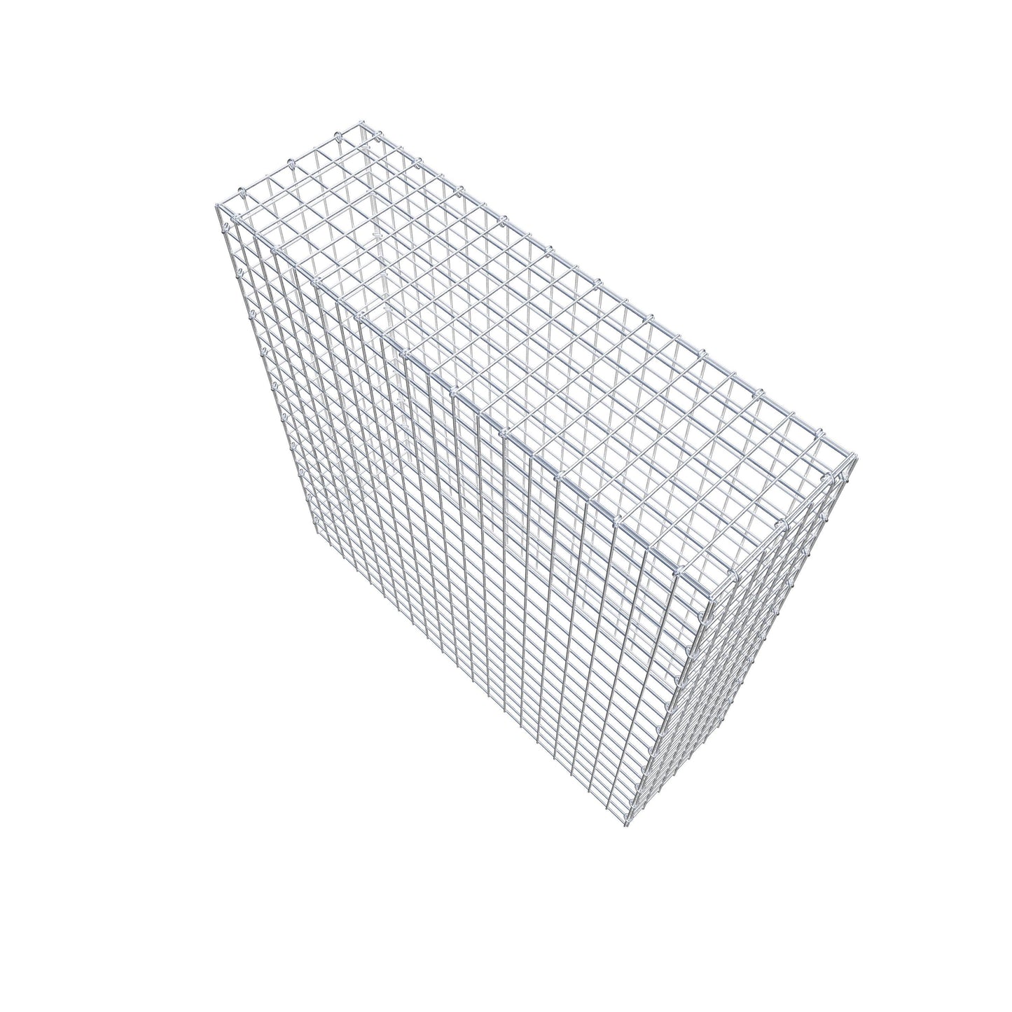 Anbaugabione Typ 3 100 cm x 100 cm x 30 cm (L x H x T), Maschenweite 5 cm x 5 cm, C-Ring