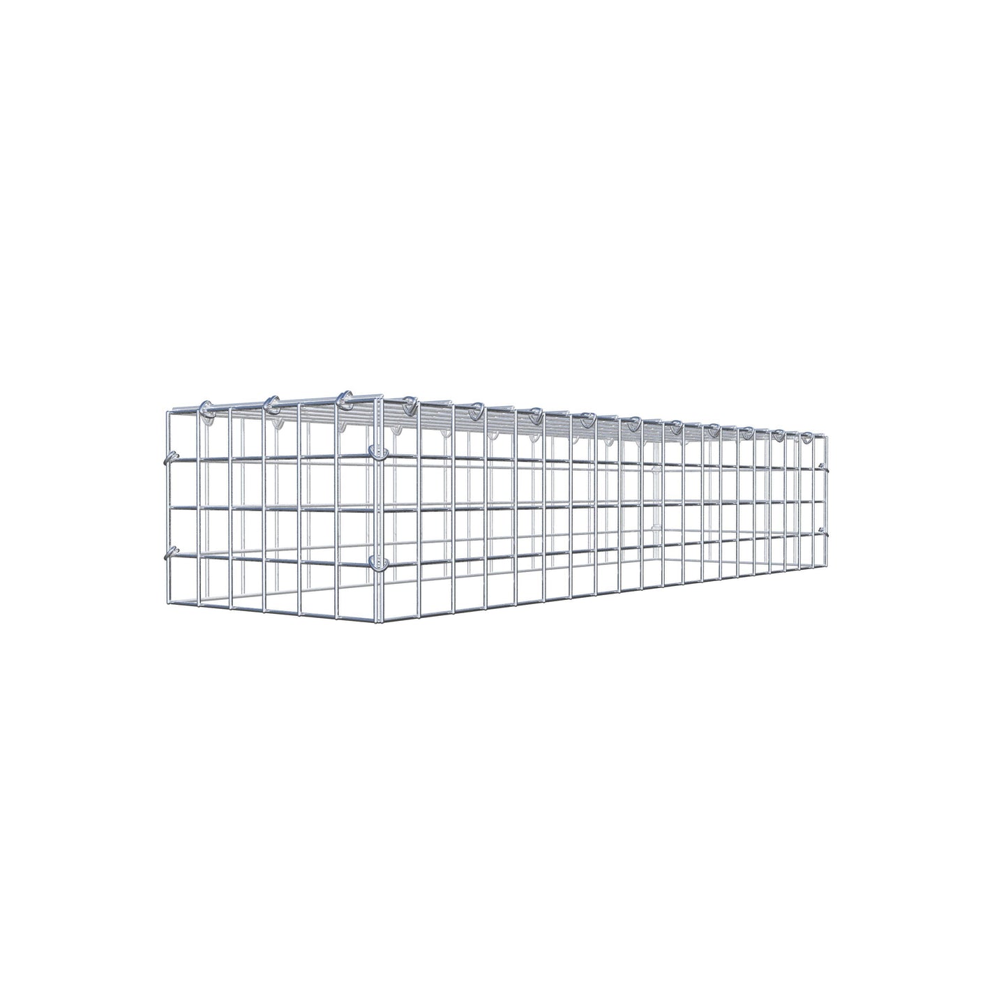 Fourche rapportée type 3 100 cm x 20 cm x 30 cm (L x H x P), maille 5 cm x 5 cm, anneau en C