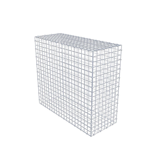 Gabião 100 cm x 90 cm x 40 cm (C x A x P), malhagem 5 x 5 cm, anel espiral