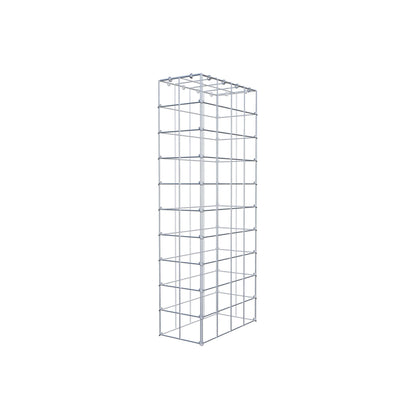 Gavión complementario de tipo 3 100 cm x 40 cm x 20 cm (L x A x P), malla 10 cm x 10 cm, anillo en C