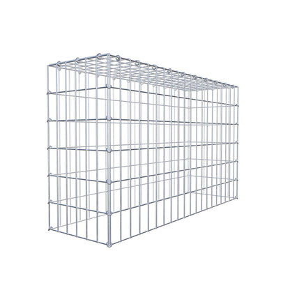 Gavión complementario de tipo 3 100 cm x 60 cm x 30 cm (L x A x P), malla 5 cm x 10 cm, anillo en C