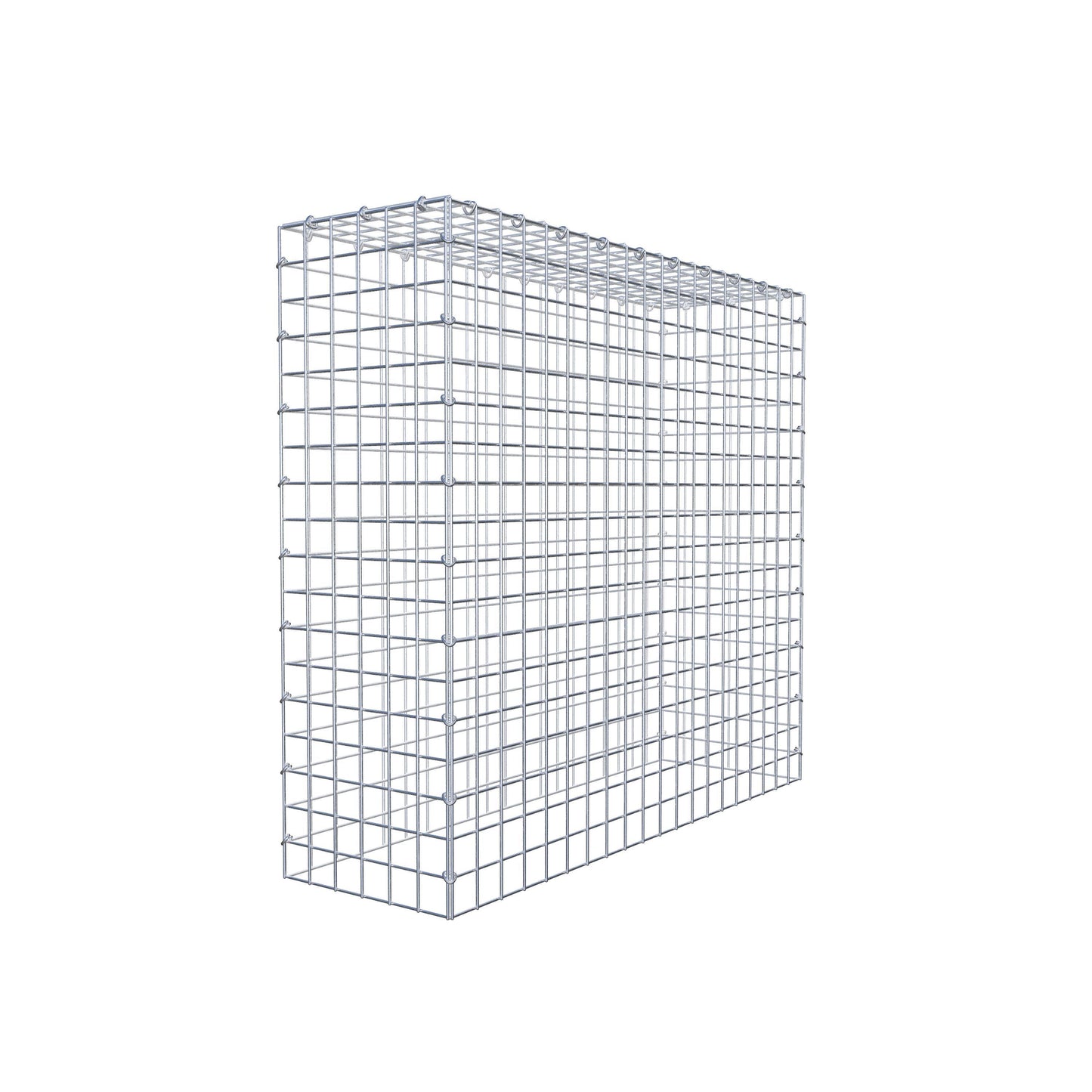 Gavión complementario de tipo 3 100 cm x 90 cm x 30 cm (L x A x P), malla 5 cm x 5 cm, anillo en C