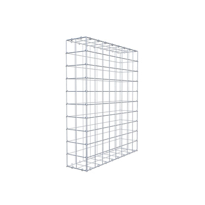 Gavión 100 cm x 80 cm x 20 cm (L x A x P), luz de malla 10 cm x 10 cm, anillo en C