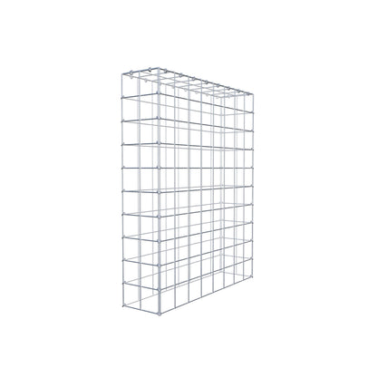 Mounted gabion type 3 100 cm x 80 cm x 20 cm (L x H x D), mesh size 10 cm x 10 cm, C-ring