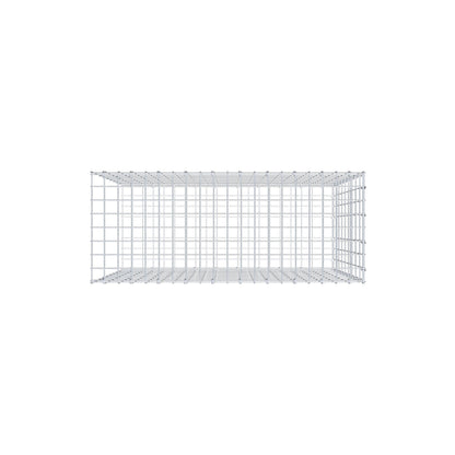 Anbaugabione Typ 2 100 cm x 90 cm x 40 cm, Maschenweite 5 cm x 10 cm, C-Ring