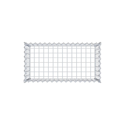 Extra gabion typ 3 80 cm x 40 cm x 40 cm (L x H x D), maskstorlek 5 cm x 10 cm, spiral