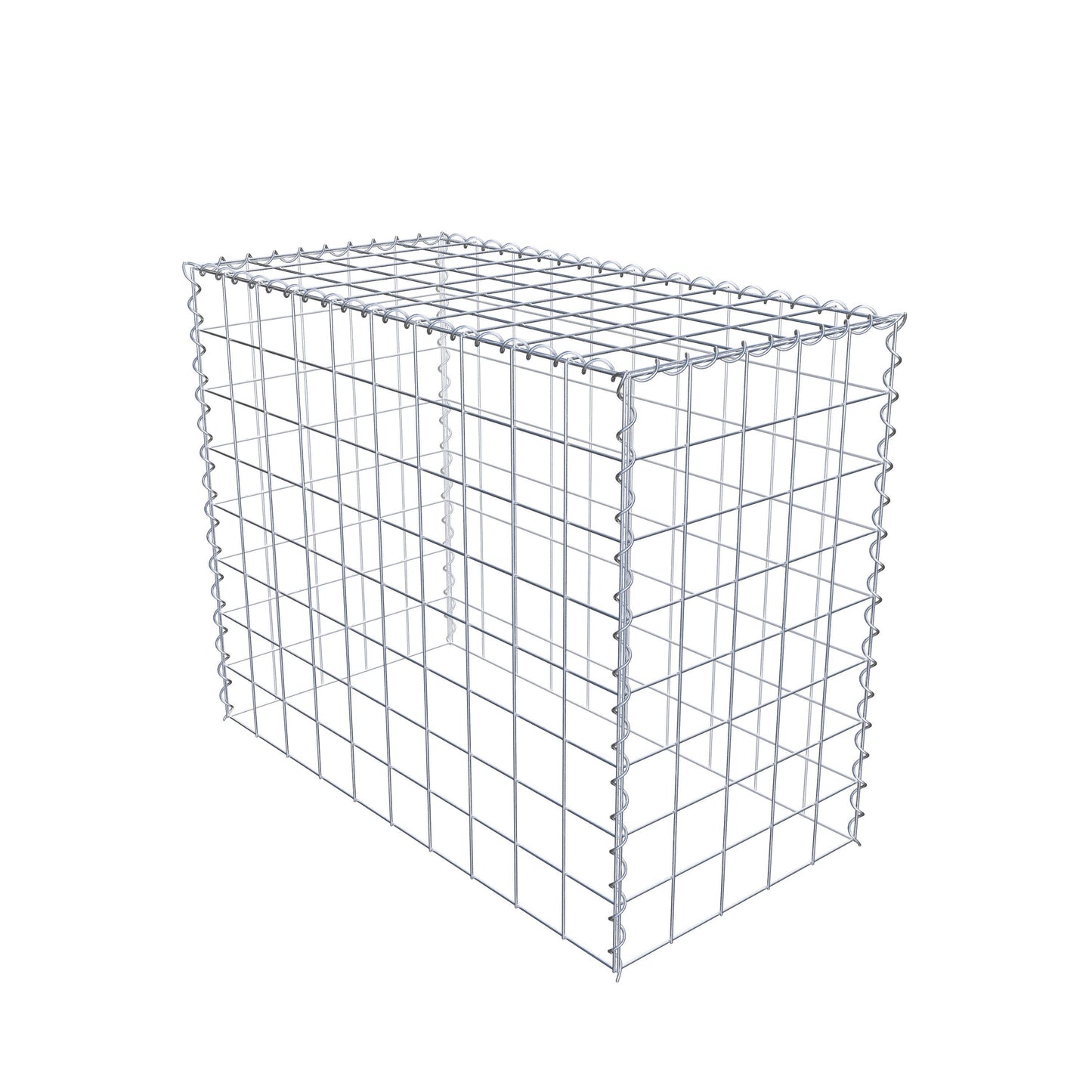 Gavión complementario tipo 3 100 cm x 80 cm x 50 cm (L x A x P), malla 10 cm x 10 cm, espiral
