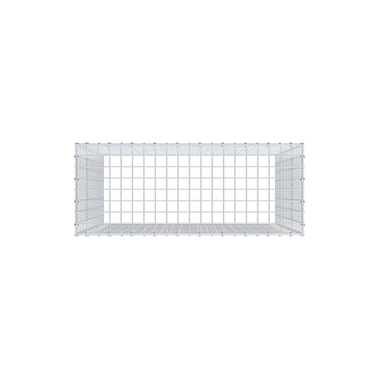 Monteret gabion type 3 100 cm x 100 cm x 40 cm (L x H x D), maskestørrelse 5 cm x 5 cm, C-ring