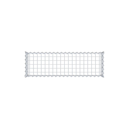 Gavión complementario tipo 3 100 cm x 20 cm x 30 cm (L x A x P), malla 5 cm x 5 cm, espiral