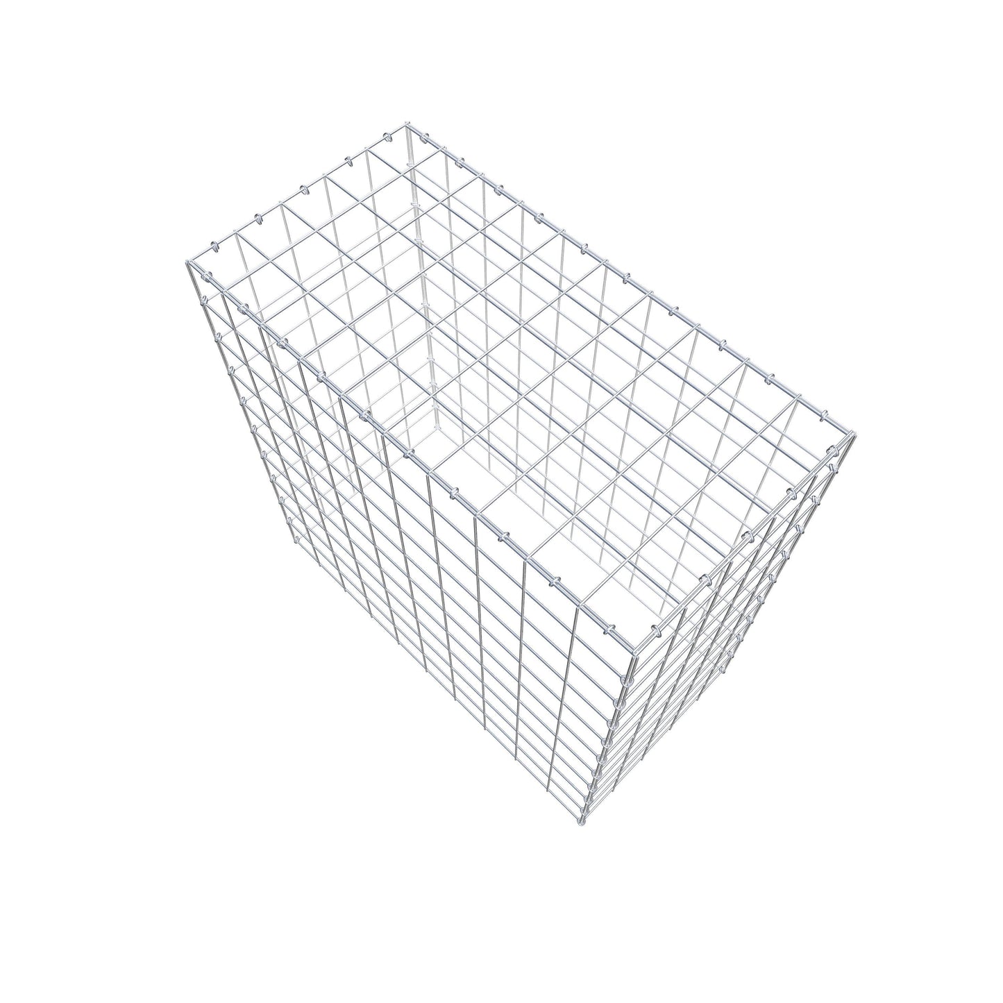 Gabião Tipo 3 100 cm x 100 cm x 50 cm (C x A x P), malhagem 10 cm x 10 cm, anel C
