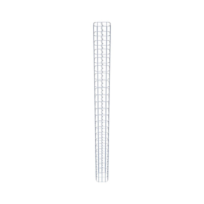 Columna de gaviones cuadrada 17 cm x 17 cm, 230 cm de altura, MW 5 cm x 10 cm