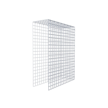 Mounted gabion type 4 100 cm x 80 cm x 30 cm (L x H x D), mesh size 5 cm x 5 cm, C-ring