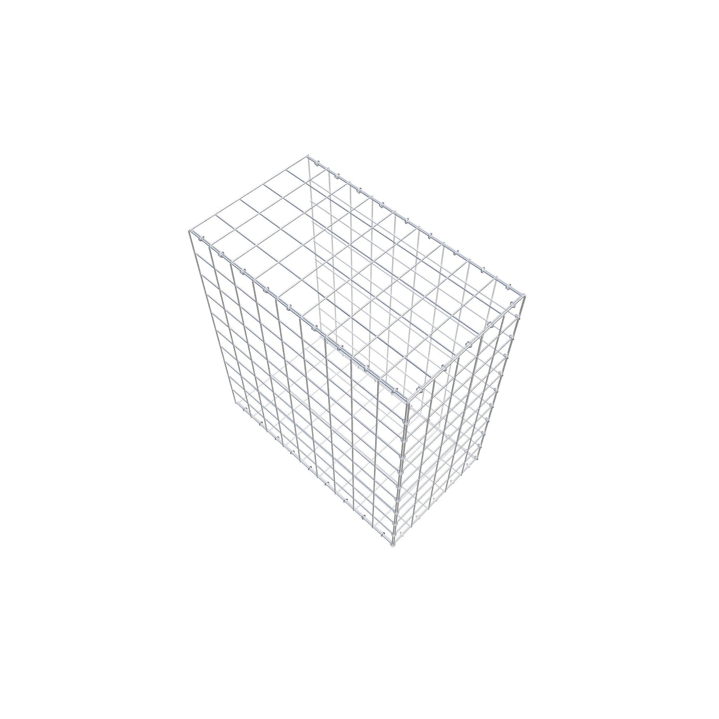 Gavión complementario de tipo 2 100 cm x 90 cm x 50 cm (L x A x P), malla 10 cm x 10 cm, anillo en C