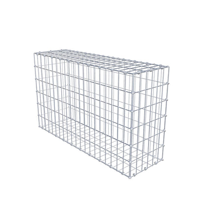 Schanskorf 100 cm x 60 cm x 30 cm (L x H x D), maaswijdte 5 x 10 cm, spiraalring
