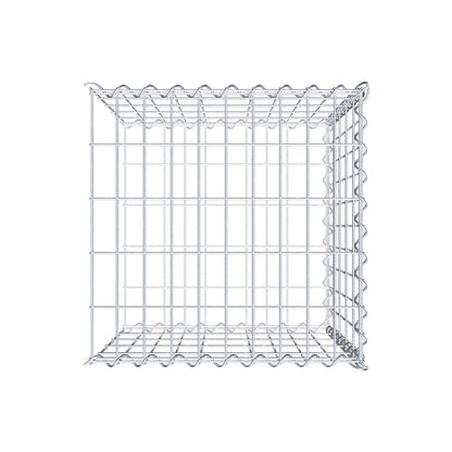 Gabbione aggiuntivo tipo 2 50 cm x 50 cm x 50 cm (L x H x P), dimensione maglia 5 cm x 10 cm, a spirale
