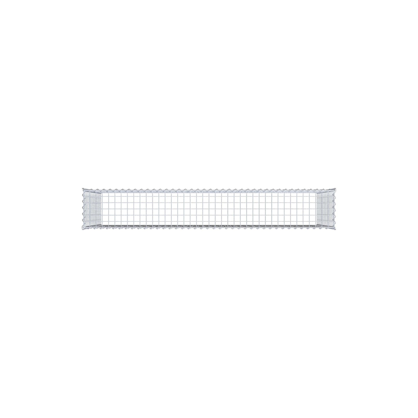 Gabion rapporté type 3 200 cm x 100 cm x 30 cm (L x H x P), mailles 5 cm x 5 cm, spirale