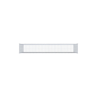 Gabion rapporté type 3 200 cm x 100 cm x 30 cm (L x H x P), mailles 5 cm x 5 cm, spirale