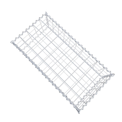 Gabião 100 cm x 30 cm x 50 cm (C x A x P), malhagem 10 cm x 10 cm, espiral