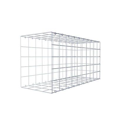 Anbaugabione Typ 2 100 cm x 50 cm x 40 cm (L x H x T), Maschenweite 10 cm x 10 cm, C-Ring