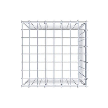 Extra gabion typ 4 40 cm x 40 cm x 40 cm (L x H x D), maskstorlek 5 cm x 5 cm, C-ring