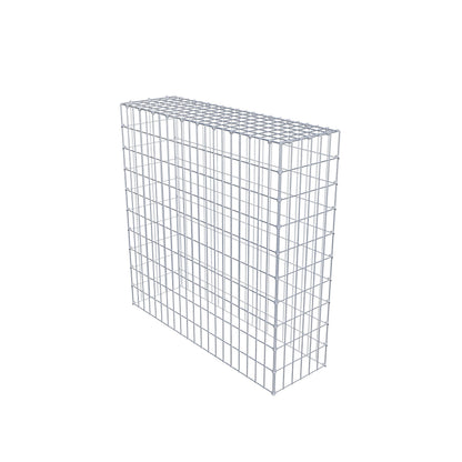 Gavión complementario de tipo 3 100 cm x 100 cm x 30 cm (L x A x P), malla 5 cm x 10 cm, anillo en C