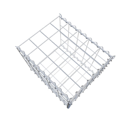 Gabbione aggiuntivo tipo 2 50 cm x 40 cm x 40 cm (L x H x P), dimensione maglia 10 cm x 10 cm, a spirale