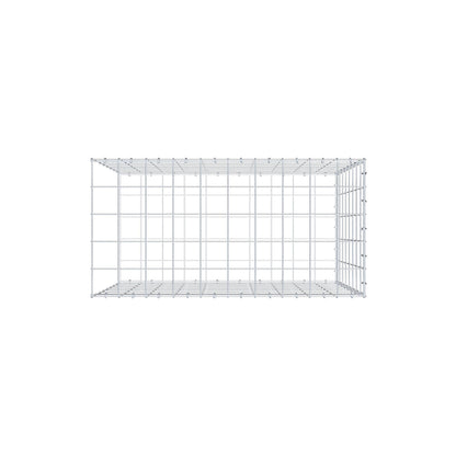 Anbaugabione Typ 2 100 cm x 80 cm x 50 cm (L x H x T), Maschenweite 10 cm x 10 cm, C-Ring