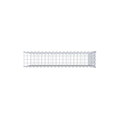 Gabion rapporté type 2 100 cm x 70 cm x 20 cm (L x H x P), mailles 5 cm x 5 cm, spirale