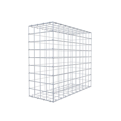 Gabbione 100 cm x 90 cm x 40 cm (L x H x P), maglia 10 cm x 10 cm, anello a C